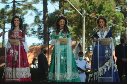 CAXIAS DO SUL, RS, BRASIL (18/02/2022)Inauguração da Festa da Uva. (Antonio Valiente/Agência RBS)<!-- NICAID(15020317) -->