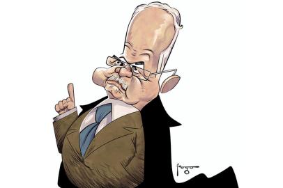 Caricatura do ministro do STF Edson Fachin, feita por Gilmar Fraga, para ilustrar a seção Frases da Semana, publicada na superedição de Zero Hora de 19 e 20 de fevereiro de 2022. VERSÃO ONLINE.<!-- NICAID(15020909) -->