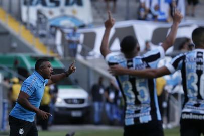 Porto Alegre, RS, BRASIL - 19.02.2022 - O Grêmio recebe o São Luiz, na Arena do Grêmio, em jogo válido pela oitava rodada do Gauchão. (Foto: Lauro Alves/Agencia RBS)<!-- NICAID(15021732) -->