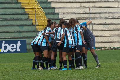 Gurias Gremistas ficaram no 1 a 1 com o Palmeiras, no Vieirão, pelo Brasileirão Feminino 2022<!-- NICAID(15041904) -->