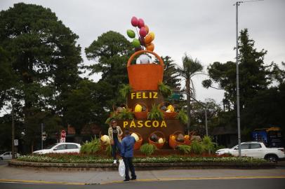 Gramado,  RS, BRASIL,  18/03/2022- Preparativos de Páscoa nas fábricas de chocolate em Gramado. Foto: Félix Zucco / Agencia RBS<!-- NICAID(15044696) -->