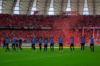 PORTO ALEGRE, RS, BRASIL - 19.03.2022 - Inter e Grêmio jogam a 1ª partida da semifinal do Campeonato Gaúcho 2022 no Estádio Beira-Rio. (Foto: Jefferson Botega/Agencia RBS)Indexador: Jeff Botega<!-- NICAID(15046117) -->