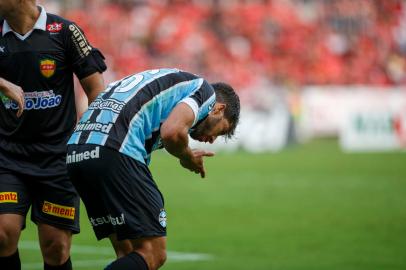 PORTO ALEGRE, RS, BRASIL - 19.03.2022 - Inter e Grêmio jogam a 1ª partida da semifinal do Campeonato Gaúcho 2022 no Estádio Beira-Rio. (Foto: Jefferson Botega/Agencia RBS)Indexador: Jeff Botega<!-- NICAID(15046140) -->