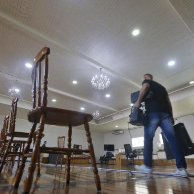 Planalto, RS, BRASIL,  21/03/2022-Julgamento do Caso Rafael.  Foto: Lauro Alves  / Agencia RBS<!-- NICAID(15046852) -->