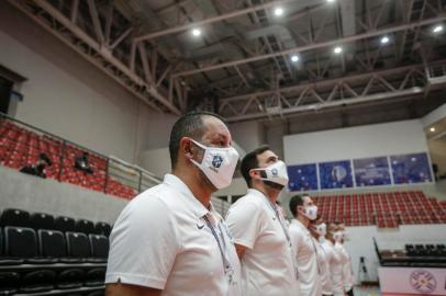 ** A PEDIDO DE PEDRO PETRUCCI**02/02/2022 - CA Futsal - Colombia vs BrasilIndexador: Staff images/Conmebol<!-- NICAID(15005144) -->