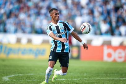 Gremio x YpirangaRS - FUTEBOL/GAUCHAO 2022/GREMIO X YPIRANGA - ESPORTES - Lance da partida entre Ypiranga e Gremio disputada na tarde deste sabado no estadio Colosso da Lagoa, em Erechim, valida pela primeira partida da final do Campeonato Gaucho 2022. FOTO: LUCAS UEBEL/Grêmio/DivulgaçãoEditoria: SPOIndexador: Lucas UebelSecao: futebolFonte: Gremio.netFotógrafo: Gremio x Ypiranga<!-- NICAID(15052234) -->