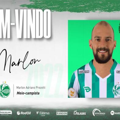 Juventude anuncia a contratação do meia Marlon, ex-Caxias e Ceará<!-- NICAID(15052351) -->