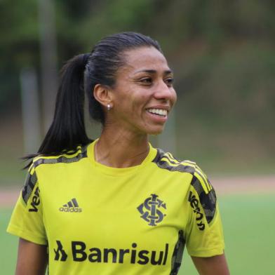 Bruna Benites, em treino pelo Inter<!-- NICAID(15058210) -->