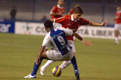 *** Valdir Friolin-Emelec x Inter 1 ***Libertadores 2007 em  Guayaquil Equador, Inter x Emelec/ jogador do inter Alexandre Pato<!-- NICAID(1926406) -->