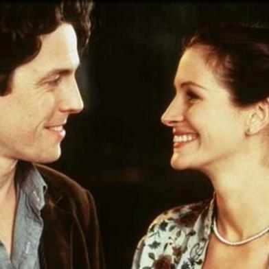 Filme Um Lugar Chamado Notting Hill, com Julia Roberts e Hugh Grant.<!-- NICAID(7721888) -->