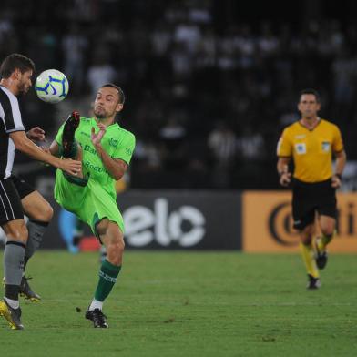 RIO DE JANEIRO, RJ, BRASIL (04/04/2019) Botafogo x  Juventude. Jogo válido pela terceira fase da Copa  do Brasil no Estádio Nilton Santos, o Engenhão no Rio de Janeiro. (Antonio Valiente/Agência RBS)<!-- NICAID(14026533) -->