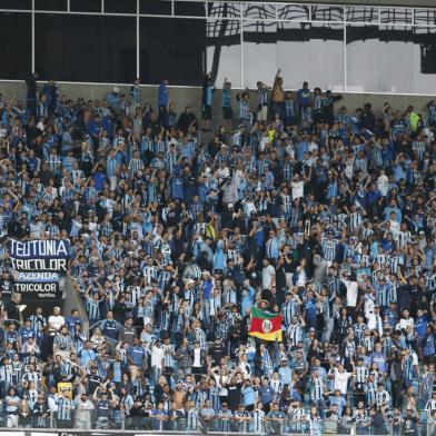 PORTO ALEGRE, RS, BRASIL - 30.04.2022 - O Grêmio recebe o CRB na Arena, em jogo válido pela 5ª rodada do Campeonato Brasileiro da Série B. (Foto: Lauro Alves/Agencia RBS)<!-- NICAID(15082936) -->