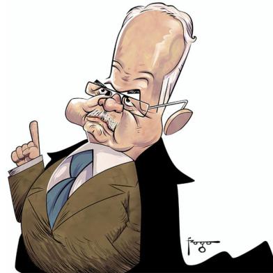 Caricatura do ministro do STF Edson Fachin, feita por Gilmar Fraga, para ilustrar a seção Frases da Semana, publicada na superedição de Zero Hora de 19 e 20 de fevereiro de 2022. VERSÃO ONLINE.<!-- NICAID(15020909) -->