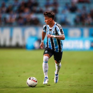 Gremio x ChapecoenseRS - FUTEBOL/CAMPEONATO BRASILEIRO 2022/GREMIO X CHAPECOENSE - ESPORTES - Lance da partida entre Gremio e Chapecoense disputada na noite desta sexta-feira, na Arena do Gremio, em partida valida pela Campeonato Brasileiro 2022. FOTO: LUCAS UEBEL/GREMIO FBPA. Na foto, Ferreira Editoria: SPOIndexador: Lucas UebelSecao: futebolFonte: Gremio.netFotógrafo: Gremio x Chapecoense<!-- NICAID(15092489) -->