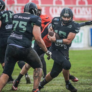 Final do Gauchão de Futebol Americano entre Santa Maria Soldiers e Porto Alegre Pumpkins<!-- NICAID(15096628) -->