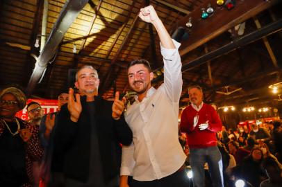 Deputado Edegar Pretto no lançamento da candidatura do irmão, Adão Pretto Júnior, a deputado estadual. <!-- NICAID(15096809) -->