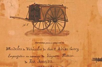 carrocinhas para a conservação: modelos de veículos do Comendador Aleixo Gary empregados no serviço da limpeza pública, 1884. Fundo Ministério da Agricultura, Comércio e Obras Públicas. BR_RJANRIO_4M_0_MAP_0125<!-- NICAID(15097000) -->