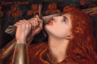 Joan of Arc por Dante Gabriel Rossetti<!-- NICAID(15097390) -->