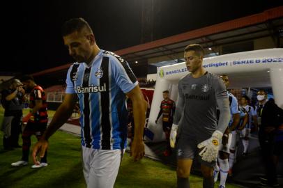 BrasileirÃ£o 2022SP - BRASILEIRÃO B/ITUANO X GREMIO  - ESPORTESJogo entre Ituano e Grêmio, partida válida pela sétima rodada do Brasileirão B 2022, realizada no está¡dio Novelli Junior, em Itu, nesta segunda-feira, 16 de maio de 2022. Foto: Mauro Horita/Grêmio/DivulgaçãoLocal: ItuIndexador: Mauro HoritaFonte: Mauro Horita<!-- NICAID(15097820) -->