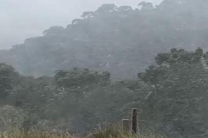 São José dos Ausentes é a primeira a ter neve em 2022 no Estado<!-- NICAID(15098194) -->