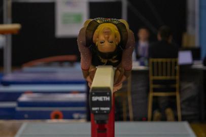 PORTO ALEGRE, RS, BRASIL - Troféu Brasil de Ginástica na Sogipa. Na foto Rebeca Andrade.Indexador: JEFF BOTEGA<!-- NICAID(15101787) -->