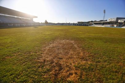 Vacaria, RS, Brasil - Preparativos para o jogo Glória de Vacaria e Grêmio - Foto: Lauro Alves/Agência RBS<!-- NICAID(15104445) -->