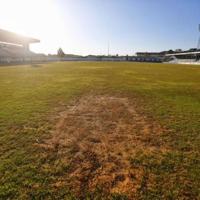 Vacaria, RS, Brasil - Preparativos para o jogo Glória de Vacaria e Grêmio - Foto: Lauro Alves/Agência RBS<!-- NICAID(15104445) -->