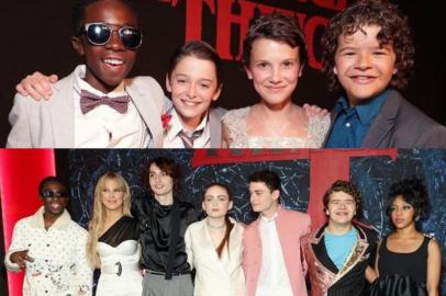 Antes e depois do elenco de Stranger Things <!-- NICAID(15105238) -->