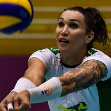 Jogadora de volei Tifanny Abreu, primeira atleta trans do Brasil<!-- NICAID(15107529) -->