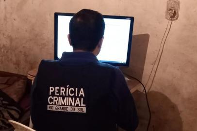 *A PEDIDO DE SAMANTHA KLEIN* Postagens relacionadas a propagação de ódio foram encontradas em redes sociais do preso. Foto: IGP/Divulgação<!-- NICAID(15108092) -->