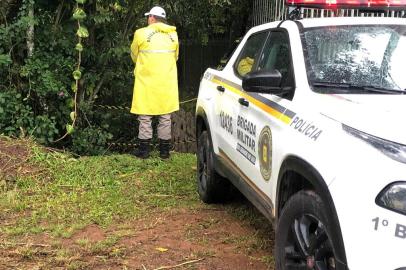 Idosa de 78 anos é encontrada morta com sinais de violência no centro de Igrejinha. Foto:Brigada Militar / Divulgação<!-- NICAID(15110665) -->