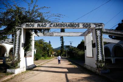 Viamão, RS, Brasil, 23/05/2022. Hospital Colônia Itapuã completa 82 anos. Ainda não há data para mudança dos pacientes psiquiátricos e ex ransenianos para um novo local de moradia. Foto: Jonathan Heckler/ Agência RBS<!-- NICAID(15104362) -->