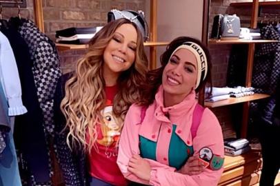 Anitta e Mariah Carey<!-- NICAID(15115603) -->