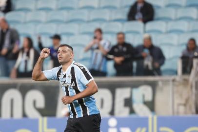 Porto Alegre, RS, Brasil, 07/06/2022 - Gol do Grêmio x Novorizontino pela série B 2022 - foto: Anselmo Cunha/Agência RBS<!-- NICAID(15117904) -->