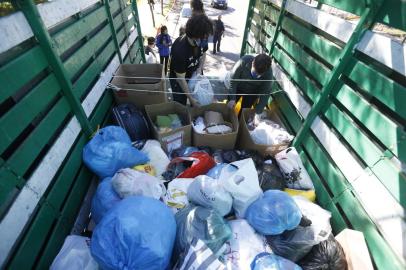 PORTO ALEGRE, RS, BRASIL - 13.06.2021 - Ação de coleta de doações de agasalhos será neste domingo. Campanha é da Federação Israelita do RS (FIRS), que promove anualmente a campanha do agasalho da comunidade judaica. O Iom Mitzvah tem parceria com a Prefeitura de Porto Alegre e integra o calendário oficial da Capital. (Foto: Lauro Alves/Agencia RBS)<!-- NICAID(14807808) -->