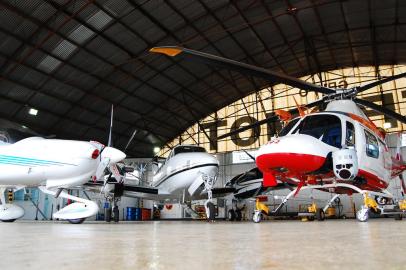 Hangar da empresa Aeromot, no Aeroporto Internacional Salgado Filho, em Porto Alegre<!-- NICAID(15123578) -->