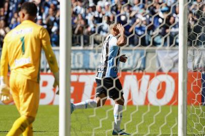 PORTO ALEGRE, 18/06/2022 - Grêmio x Sampaio Corrêa pela Série B do Brasileirão na Arena do Grêmio. Diego Souza. MATEUS BRUXEL, AGÊNCIA RBS<!-- NICAID(15127322) -->