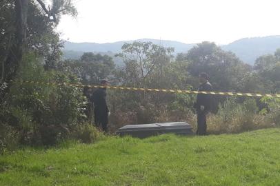 Mãe e filho são encontrados mortos na Estrada do Perau, que liga Santa Maria a Itaara, na região central do Estado. Foto: Marcos Machado/Arquivo Pessoal<!-- NICAID(15133721) -->