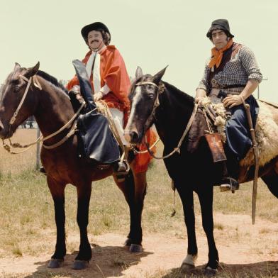 cena do filme Na Trilha da Justiça, de Teixeirinha, filmado em 1977.<!-- NICAID(15141771) -->