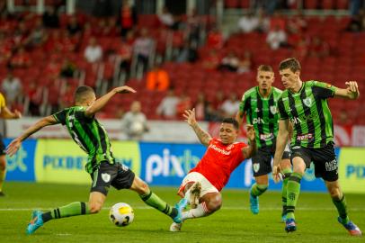 Porto Alegre, RS, Brasil, 11/07/2022 - Internacional vs América Mineiro no Beira-Rio pelo Brasileirão Série A 2022 - Foto: Jefferson Botega/Agência RBSIndexador: JEFF BOTEGA<!-- NICAID(15146486) -->