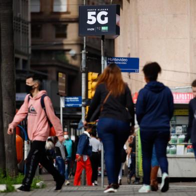 PORTO ALEGRE, RS, BRASIL, 28/07/2022- Antena 5G em Porto Alegre. Foto: Anselmo Cunha/Agencia RBS<!-- NICAID(15160630) -->