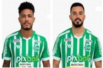 ygor nogueira (e) e anderson leite tiveram seus nomes no BID da CBF e podem estrear contra o Bragantino no domingo (31)<!-- NICAID(15162422) -->