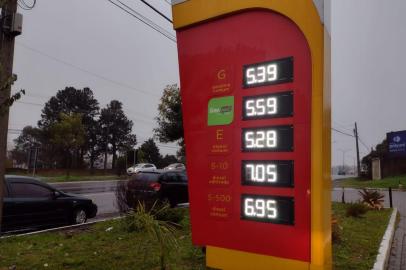 Pesquisa preço do diesel em Caxias do Sul no dia 10/08/2022 , matéria redução no preço do diesel Na foto o valor mais barato encontrado em Caxias do Sul. <!-- NICAID(15171580) -->