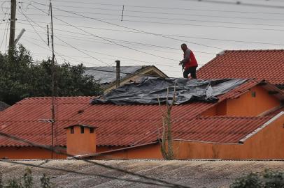 Rio Pardo, RS, BRASIL, 16/08/2022- Cidade de Rio Pardo destruída pelo temporal. Foto: Lauro Alves  / Agencia RBS<!-- NICAID(15176748) -->