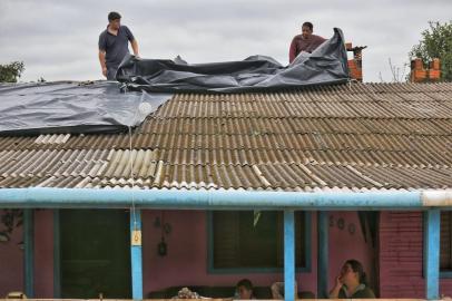 Rio Pardo, RS, BRASIL, 16/08/2022- Cidade de Rio Pardo destruída pelo temporal. Foto: Lauro Alves  / Agencia RBS<!-- NICAID(15176963) -->