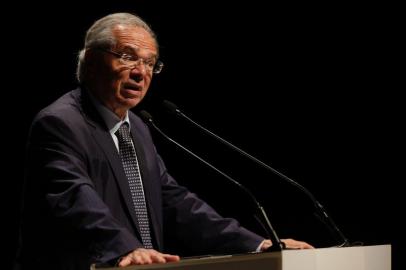 Porto Alegre, RS, Brasil, 26-08-2022: Palestra na Fiergs do ministro Paulo Guedes. Foto: Mateus Bruxel / Agência RBSIndexador: Mateus Bruxel<!-- NICAID(15187619) -->