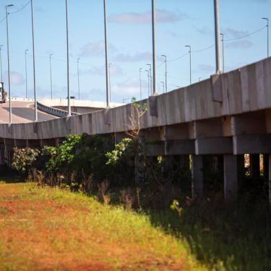 Porto Alegre, RS, Brasil, 30/08/2022 - CGU aponta que trecho da nova ponte do Guaíba foi construído abaixo dos parâmetros - Foto: Jefferson Botega/Agência RBSIndexador: Jeff Botega<!-- NICAID(15191291) -->