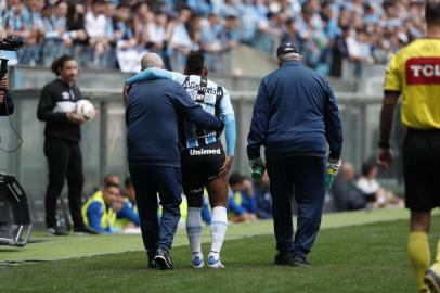 BRASIL, RS, PORTO ALEGRE. 11/09/2022. Na Arena, Grêmio recebe o Vasco da Gama pela Série B do Brasileirão. Jogo marca o retorno do técnico Renato Portaluppi ao comendo do Tricolor. (Foto: Anselmo Cunha/Agência RBS)<!-- NICAID(15203063) -->