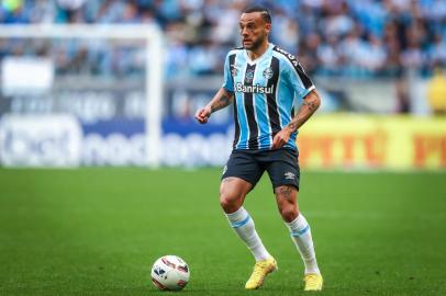 Gremio x VascoRS - FUTEBOL/CAMPEONATO BRASILEIRO 2022/GREMIO X VASCO  - ESPORTES - Lance da partida entre Gremio e Vasco disputada na tarde deste domingo na Arena do Gremio, em partida valida pela Campeonato Brasileiro 2022. FOTO: LUCAS UEBEL/GREMIO FBPAEditoria: SPOLocal: Porto AlegreIndexador: Lucas UebelSecao: futebolFonte: Gremio.netFotógrafo: Gremio x Vasco<!-- NICAID(15203371) -->