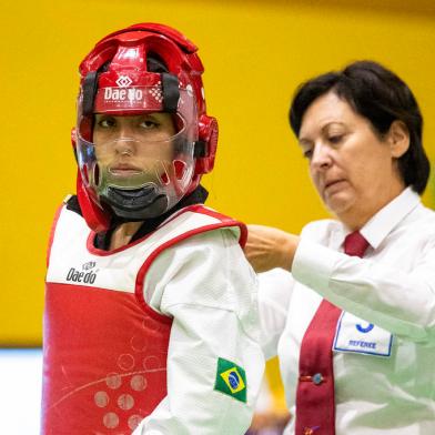 Paratleta da ACTKD/UCS conquistou a medalha de prata no Pan AM Series III de taekwondo, evento internacional realizado no Centro Paralímpico, em São Paulo, nesta quinta-feira (15).Indexador: ALE CABRAL/CPB<!-- NICAID(15207579) -->